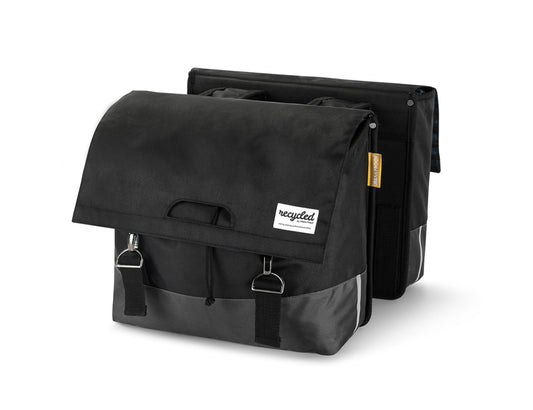 Urban Proof - Dubbele Fietstas - 40 L - Zwart Grijs