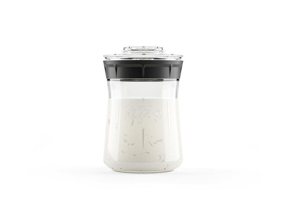 Melk en Water Kefir maker 900 ml. Zwart