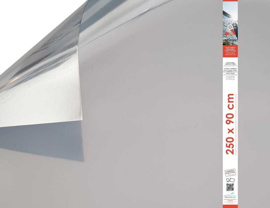 Zelfklevende Raamfolie - Warmtewerend - 90x250cm