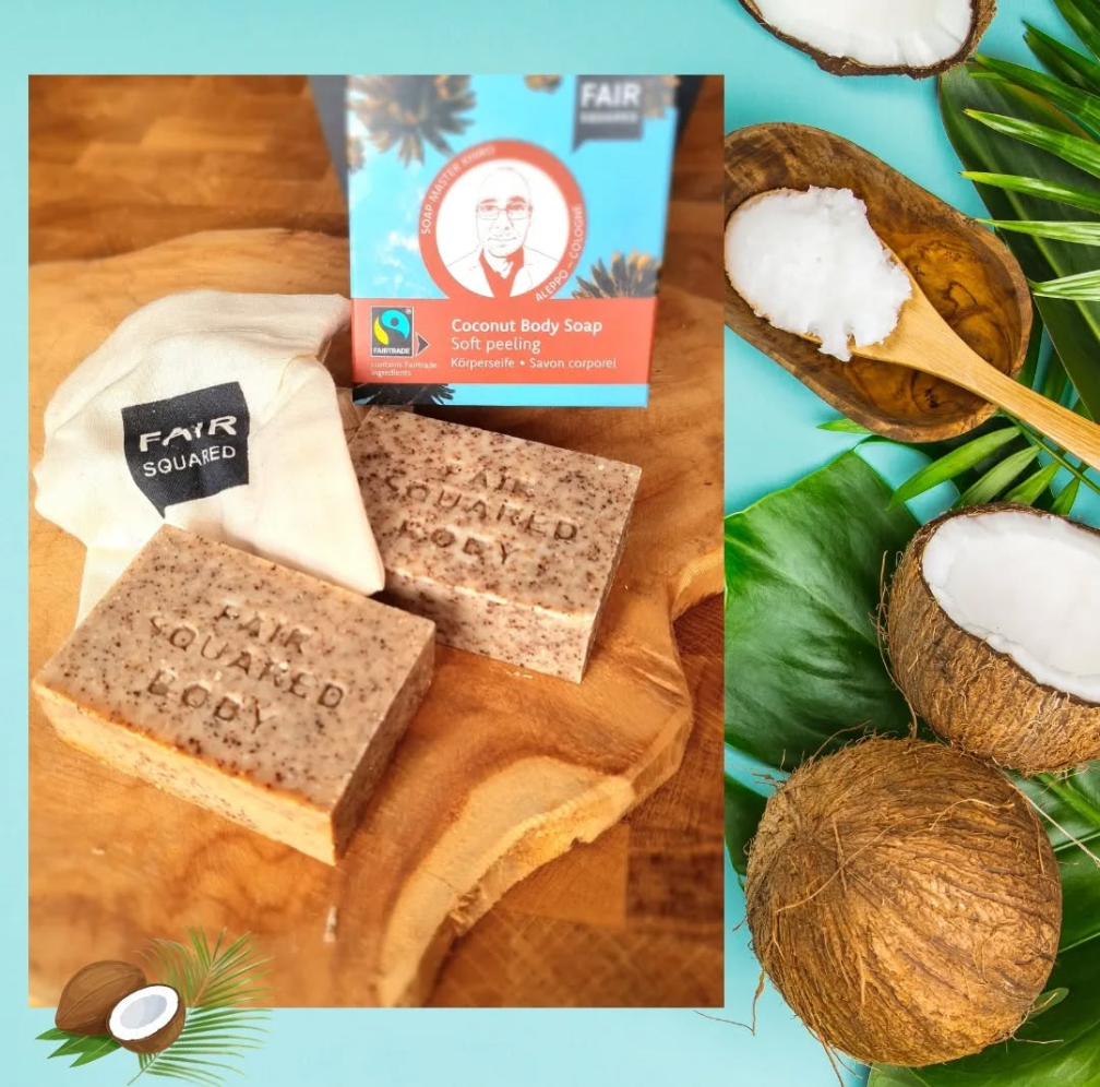 Fair Squared Soap block Body soap coconut - soft peeling