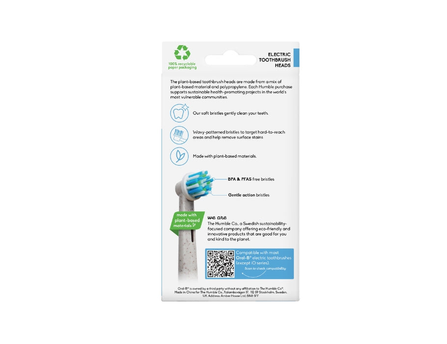Opzetborstels - Plant-Based - 4-pack - Oral-B