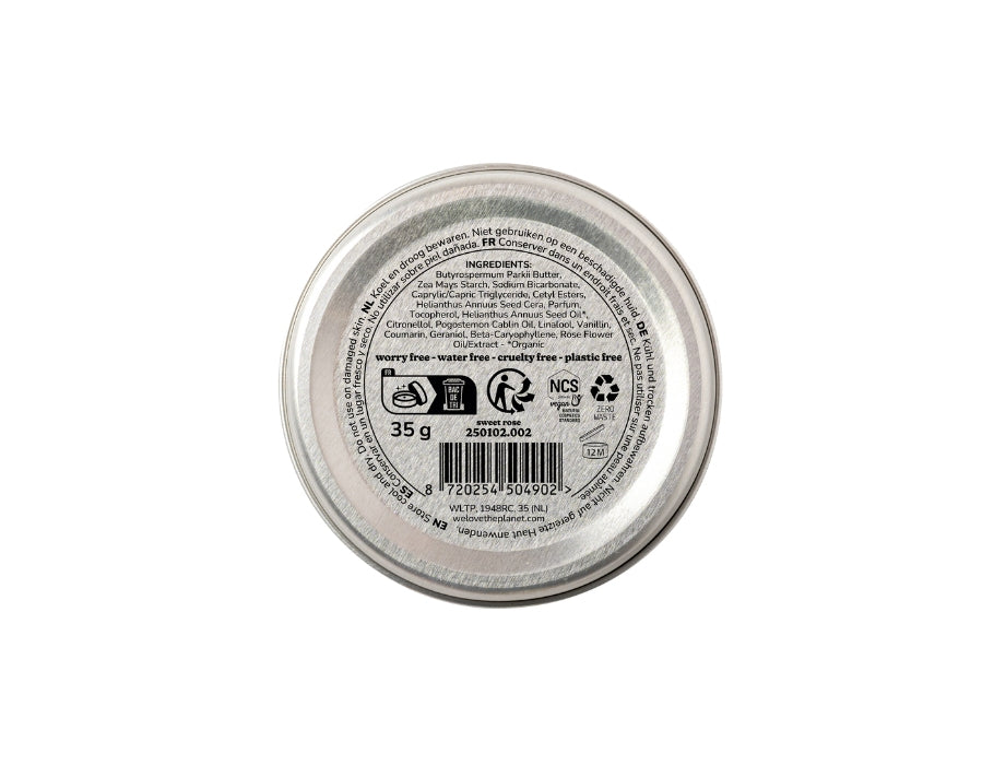 Deo Balm Sweet Rose - Vegan - 35g