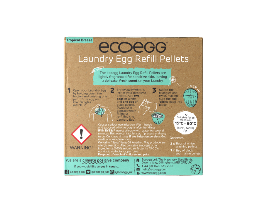 EcoEgg Navulling Tropical Breeze 50 Wasjes