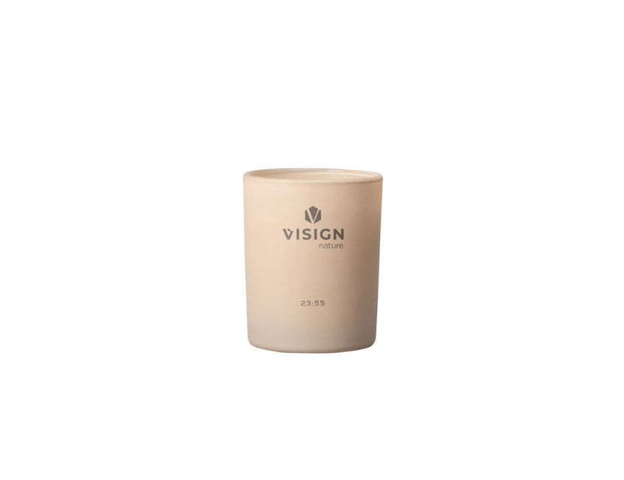 Scented candle in glass "It's Five to Twelve" - 340 grams - Visign Nature