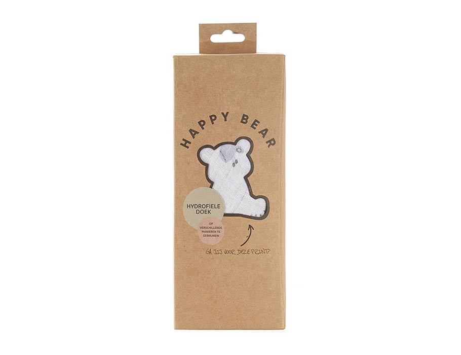 HappyBear Hydrofiele Doek - Blue Giraffe