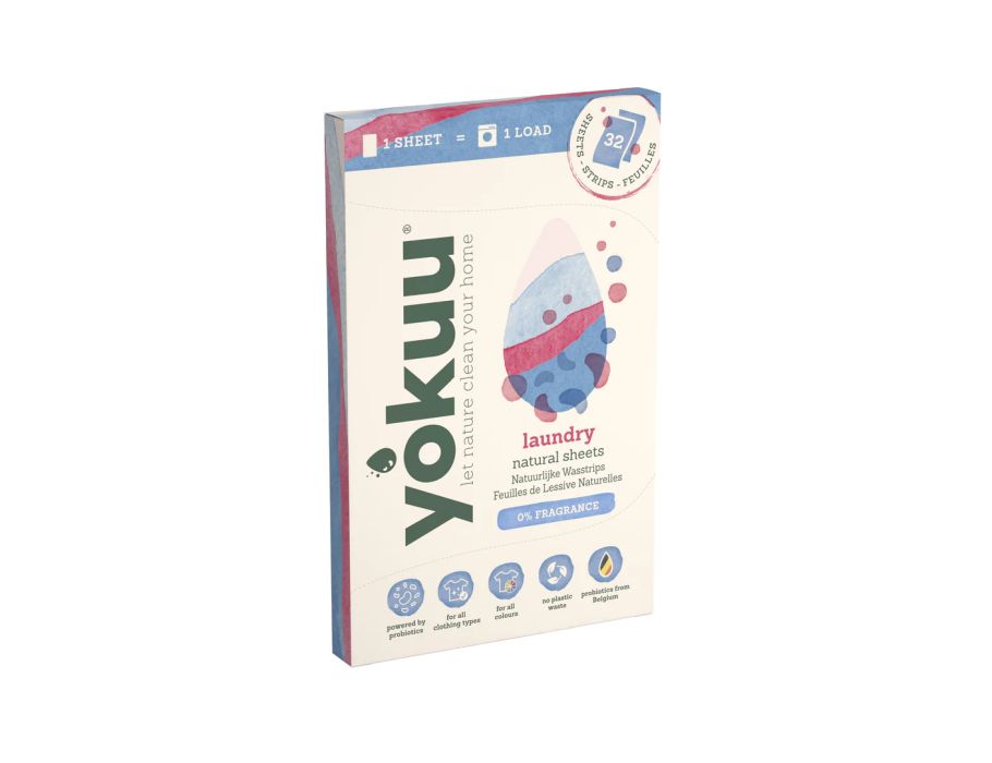 Wasstrips - Wasmiddeldoekjes - 0% fragrance - 32 stuks