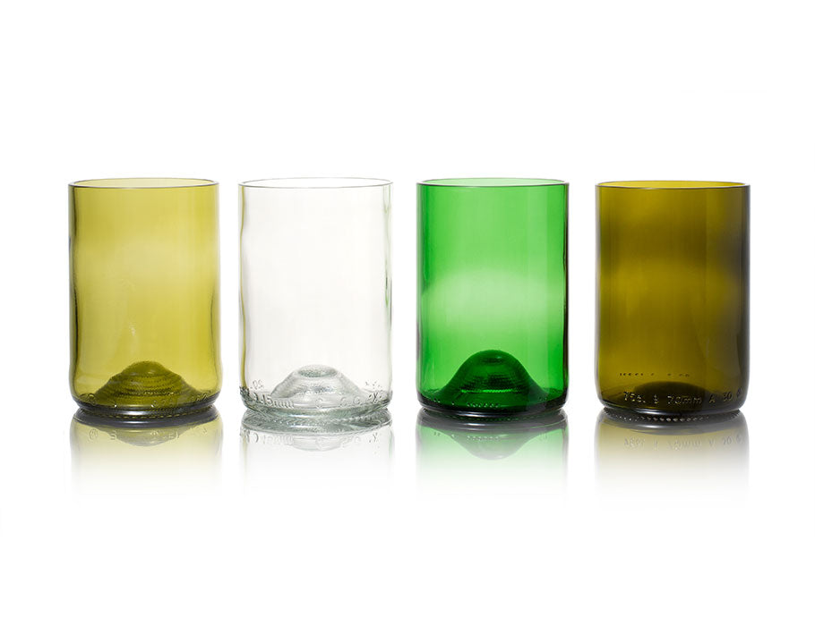 Rebottled Drink Glazen 4-pack - Kleur Mix