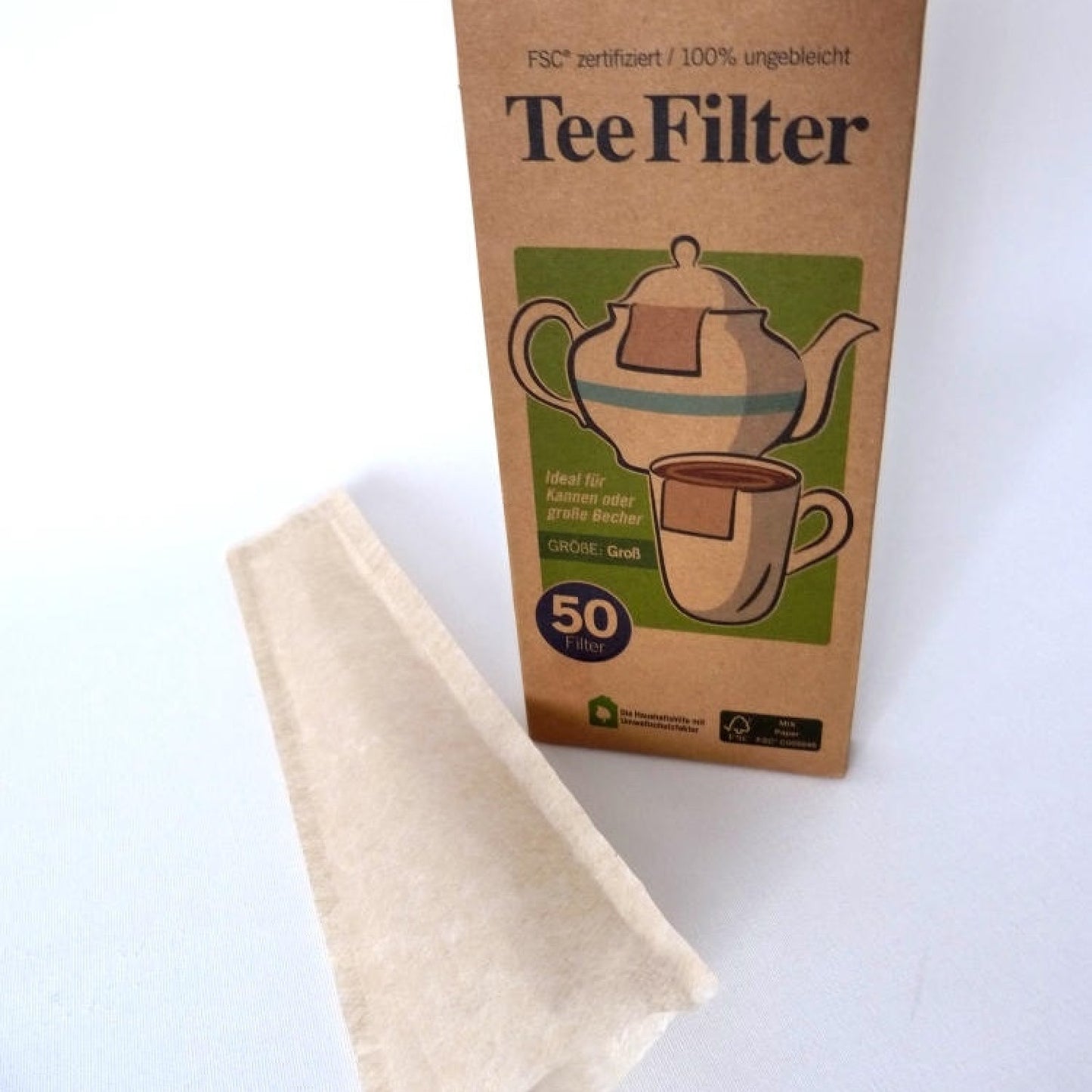 Thee Filters - FSC ongebleekt - Tall - 50st