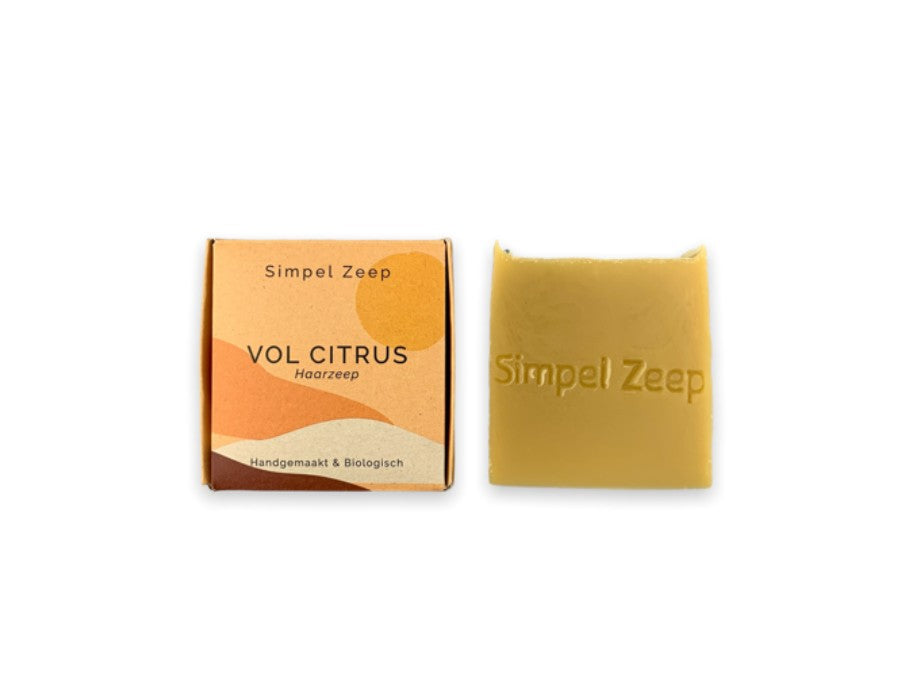 Haarzeep - Vol Citrus - 110 gram - Vol Citrus - normaal tot vet haar