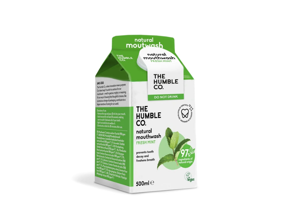 Humble Brush Mondwater - Fresh Mint 500ml
