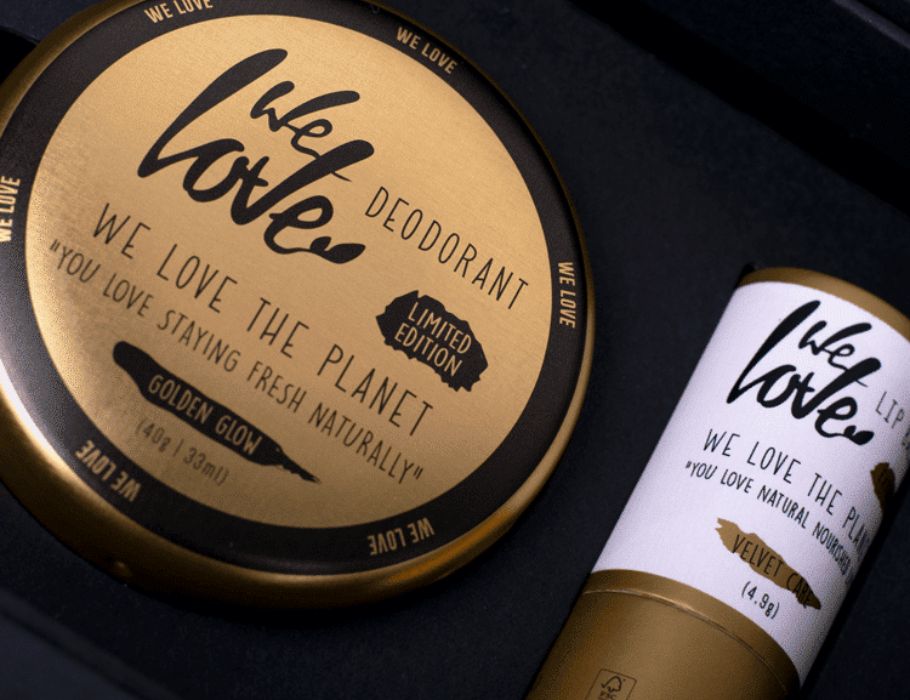 Cadeauset - Golden Glow Deo & Golden Care Lipbalm