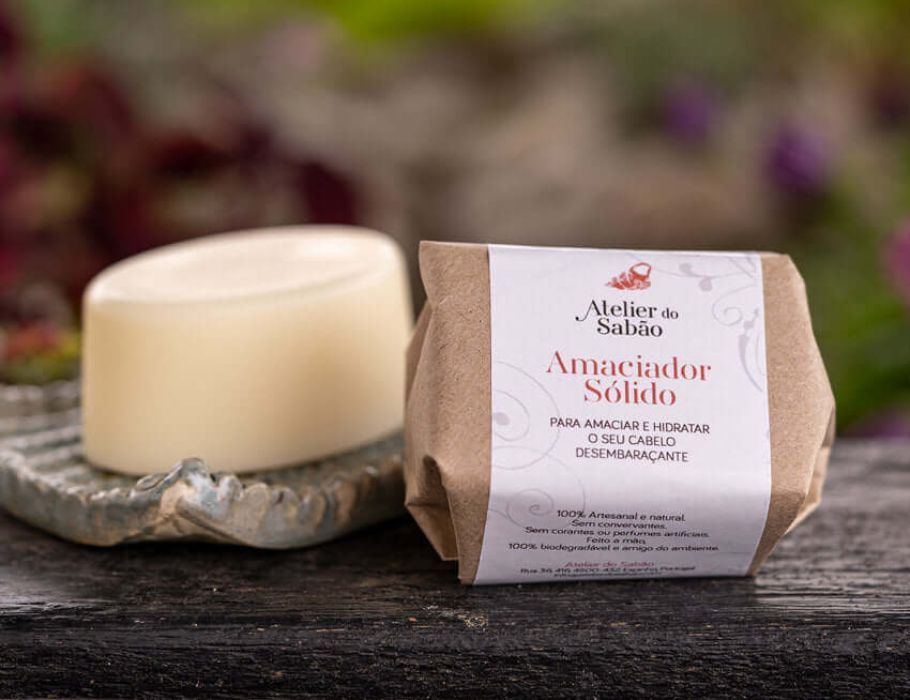 Atelier Do Sabão, Conditioner Bar 80 gr. (New!)