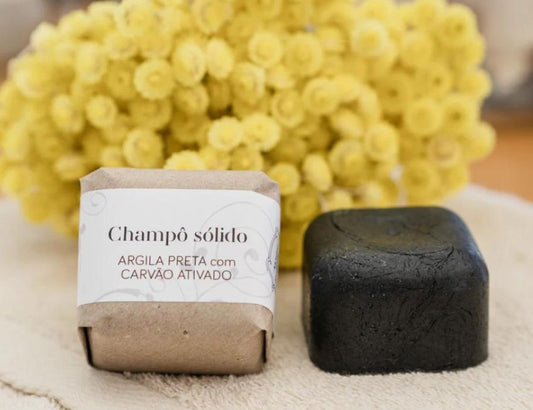Atelier Do Sabão Shampoobar Zwarte Klei & Actieve Houtskool- 100 gr (New!)