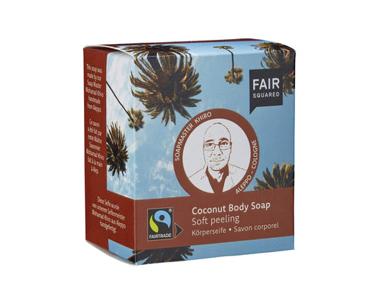 Zeepblok Body soap coconut - soft peeling