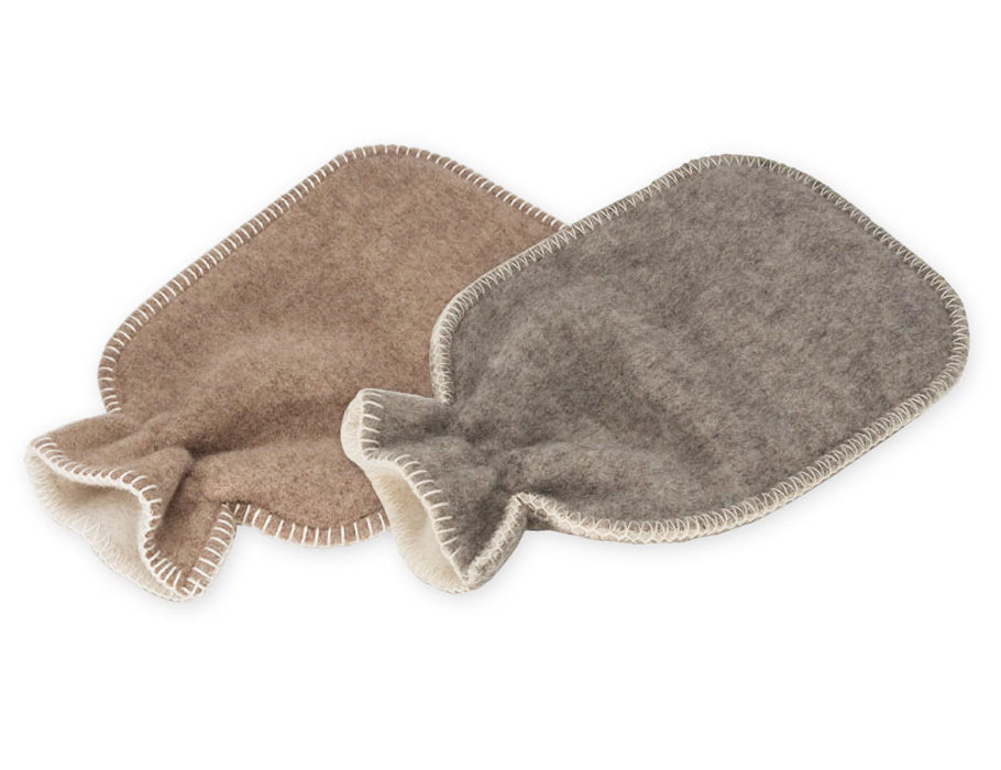 JAR COVER SHEEP WOOL - LIGHT GRAY 
