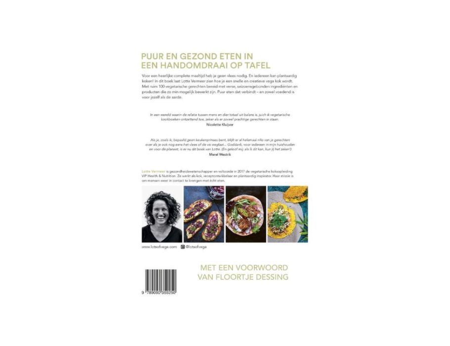 Boek - Lots of Vega Kookboek - Lotte Vermeer